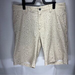 Adidas‎ Cream Flat Front Golf Shortz